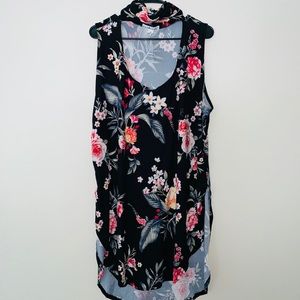 Eye Candy High Low Turtle Neck Sleeveless Top